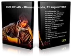 Artwork Cover of Bob Dylan 1992-08-31 DVD Minneapolis Audience