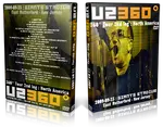 Artwork Cover of U2 2009-09-23 DVD East Rutherford Audience