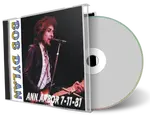Artwork Cover of Bob Dylan 1981-11-07 CD Ann Arbor Audience