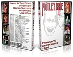 Artwork Cover of Motley Crue Compilation DVD 1986 French TV Proshot