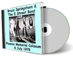 Artwork Cover of Bruce Springsteen 1978-07-08 CD Phoenix Audience