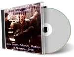 Artwork Cover of Bruce Springsteen 1978-11-28 CD Madison Audience