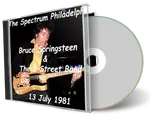 Artwork Cover of Bruce Springsteen 1981-07-13 CD Philadelphia Audience