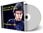 Artwork Cover of Bruce Springsteen 1980-11-09 CD Austin Audience