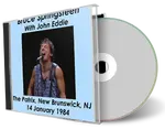 Artwork Cover of Bruce Springsteen 1984-01-14 CD New Brunswik Audience