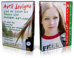 Artwork Cover of Avril Lavigne 2002-10-28 DVD Mexico City Proshot