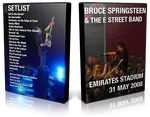 Artwork Cover of Bruce Springsteen 2008-05-31 DVD London Audience