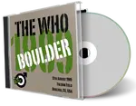Artwork Cover of The Who 1989-08-13 CD Boulder Audience