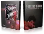 Artwork Cover of Rollins Band 1988-07-15 DVD Trenton Audience