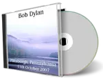 Artwork Cover of Bob Dylan 2007-10-11 CD Pittsburgh Audience