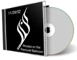 Artwork Cover of The Slip 2002-11-29 CD Cranston Audience