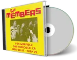 Artwork Cover of The Members 1980-08-15 CD San Francisco Audience