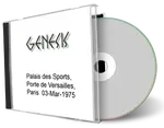 Artwork Cover of Genesis 1975-03-03 CD Paris Audience