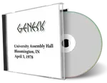 Artwork Cover of Genesis 1978-04-03 CD Bloomington Soundboard