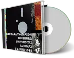 Artwork Cover of Barbara Thompson 1985-06-14 CD Duisburg Audience