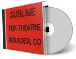 Artwork Cover of Sublime 1995-04-20 CD Boulder Soundboard