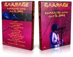Artwork Cover of Garbage 2002-07-12 DVD Festival Internacional Esparrago Proshot