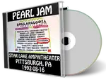 Artwork Cover of Pearl Jam 1992-08-16 CD Pittsburgh Audience