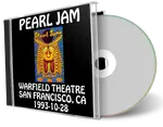 Artwork Cover of Pearl Jam 1993-10-28 CD San Francisco Audience