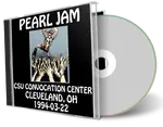 Artwork Cover of Pearl Jam 1994-03-22 CD Cleveland Audience