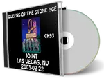 Artwork Cover of Queens of The Stone Age 2003-02-22 CD Las Vegas Audience