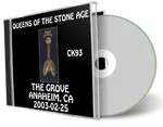 Artwork Cover of Queens of The Stone Age 2003-02-25 CD Anaheim Audience