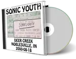 Artwork Cover of Sonic Youth 2000-08-18 CD Noblesville Audience
