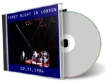 Artwork Cover of U2 1984-11-02 CD London Audience