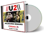 Artwork Cover of U2 1989-10-12 CD Melbourne Audience