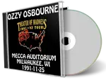 Artwork Cover of Ozzy Osbourne 1991-11-25 CD Milwaukee Audience