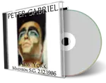 Artwork Cover of Peter Gabriel 1986-12-02 CD New York City Audience