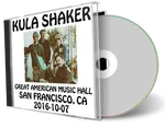 Artwork Cover of Kula Shaker 2016-10-07 CD San Francisco Soundboard