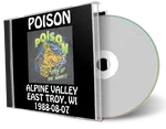 Artwork Cover of Poison 1988-08-07 CD East Troy Audience