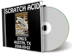 Artwork Cover of Scratch Acid 2006-09-02 CD Austin Soundboard