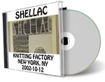 Artwork Cover of Shellac 2002-10-12 CD New York City Audience