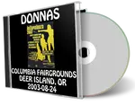 Artwork Cover of The Donnas 2003-08-24 CD Deer Island Audience