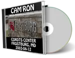 Artwork Cover of Camron 2003-04-12 CD Frostburg Soundboard