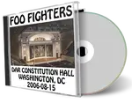 Artwork Cover of Foo Fighters 2006-08-15 CD Washington Audience