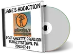 Artwork Cover of Janes Addiction 2003-07-19 CD Burgettstown Audience