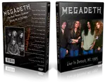 Artwork Cover of Megadeth Compilation DVD Detroit 1995 Proshot