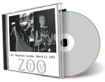 Artwork Cover of U2 1992-03-23 CD Montreal Audience