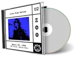 Artwork Cover of U2 1992-04-05 CD Dallas Audience