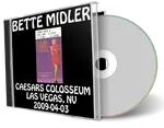 Artwork Cover of Bette Midler 2009-04-03 CD Las Vegas Audience