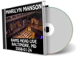Artwork Cover of Marilyn Manson 2008-01-24 CD Baltimore Audience