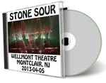 Artwork Cover of Stone Sour 2013-04-05 CD Montclair Audience