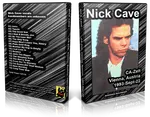 Artwork Cover of Nick Cave And The Bad Seeds 1993-09-22 DVD Vienna Audience