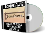 Artwork Cover of Tomahawk 2003-04-30 CD Las Vegas Audience