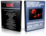 Artwork Cover of UK 2011-04-11 DVD New York City Audience