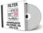 Artwork Cover of Filter 1995-10-03 CD Baltimore Soundboard