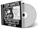 Artwork Cover of Tom Waits 1987-11-09 CD Los Angeles Audience